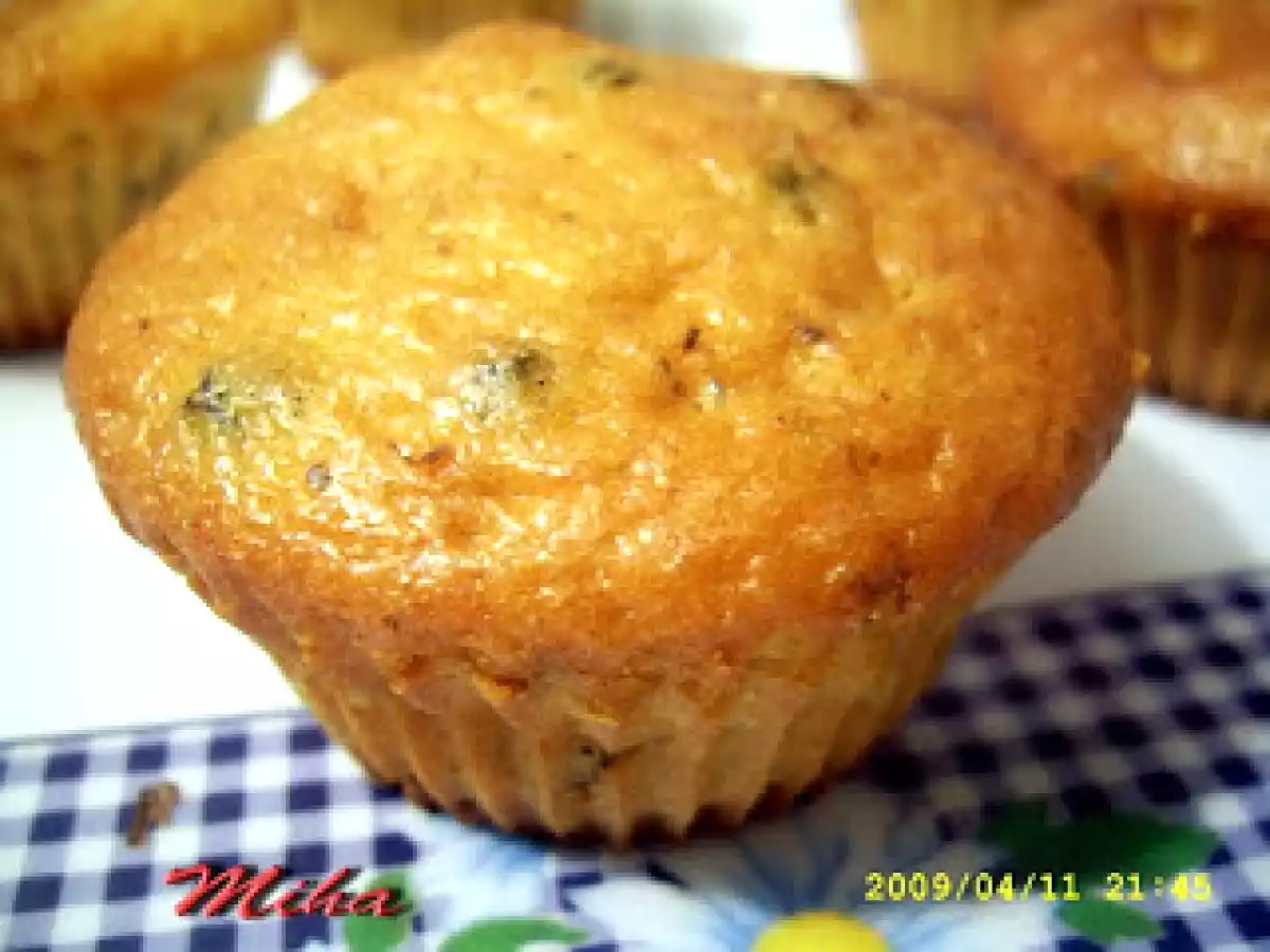 Briose cu afine si banane