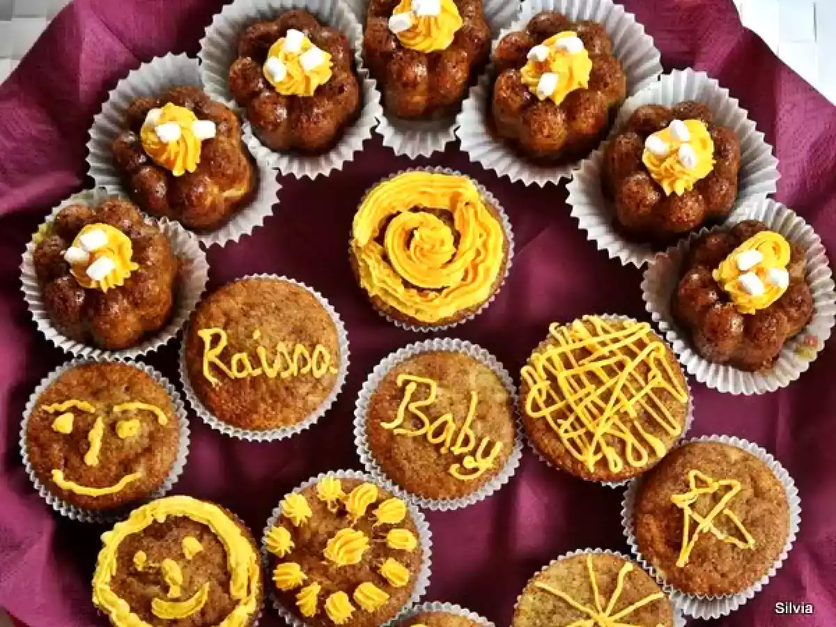 Briose cu banane, super pufoase