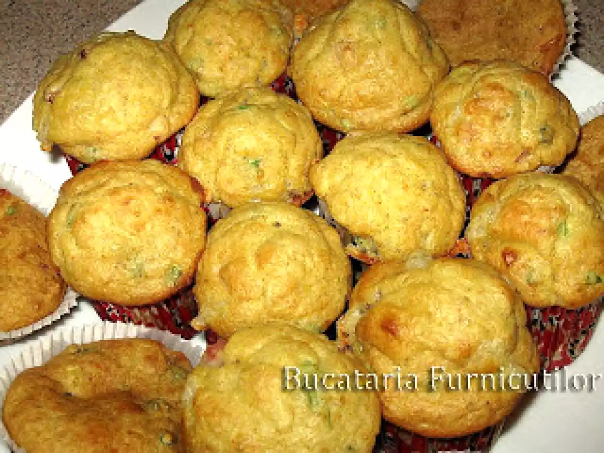 Briose cu Cascaval si Sunca