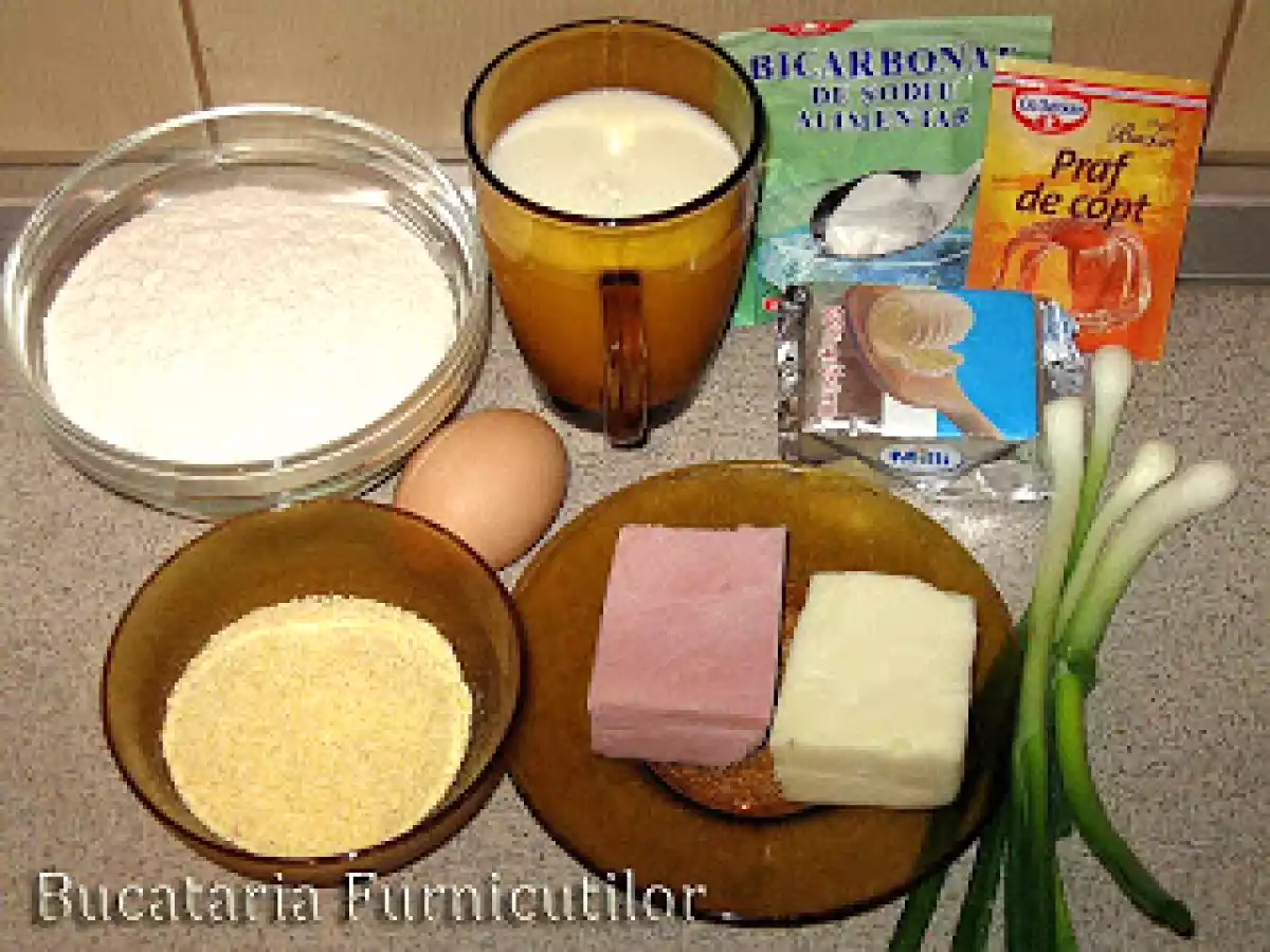 Briose cu Cascaval si Sunca - poza 2