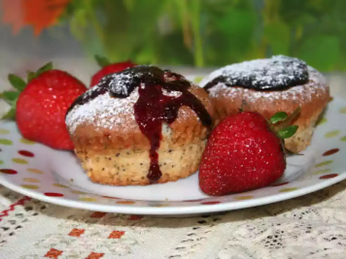 Briose cu fructe de padure - poza 3