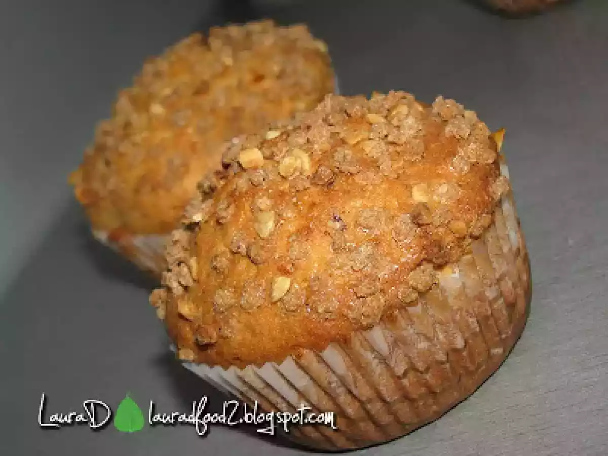 Briose cu fulgi de ciocolata