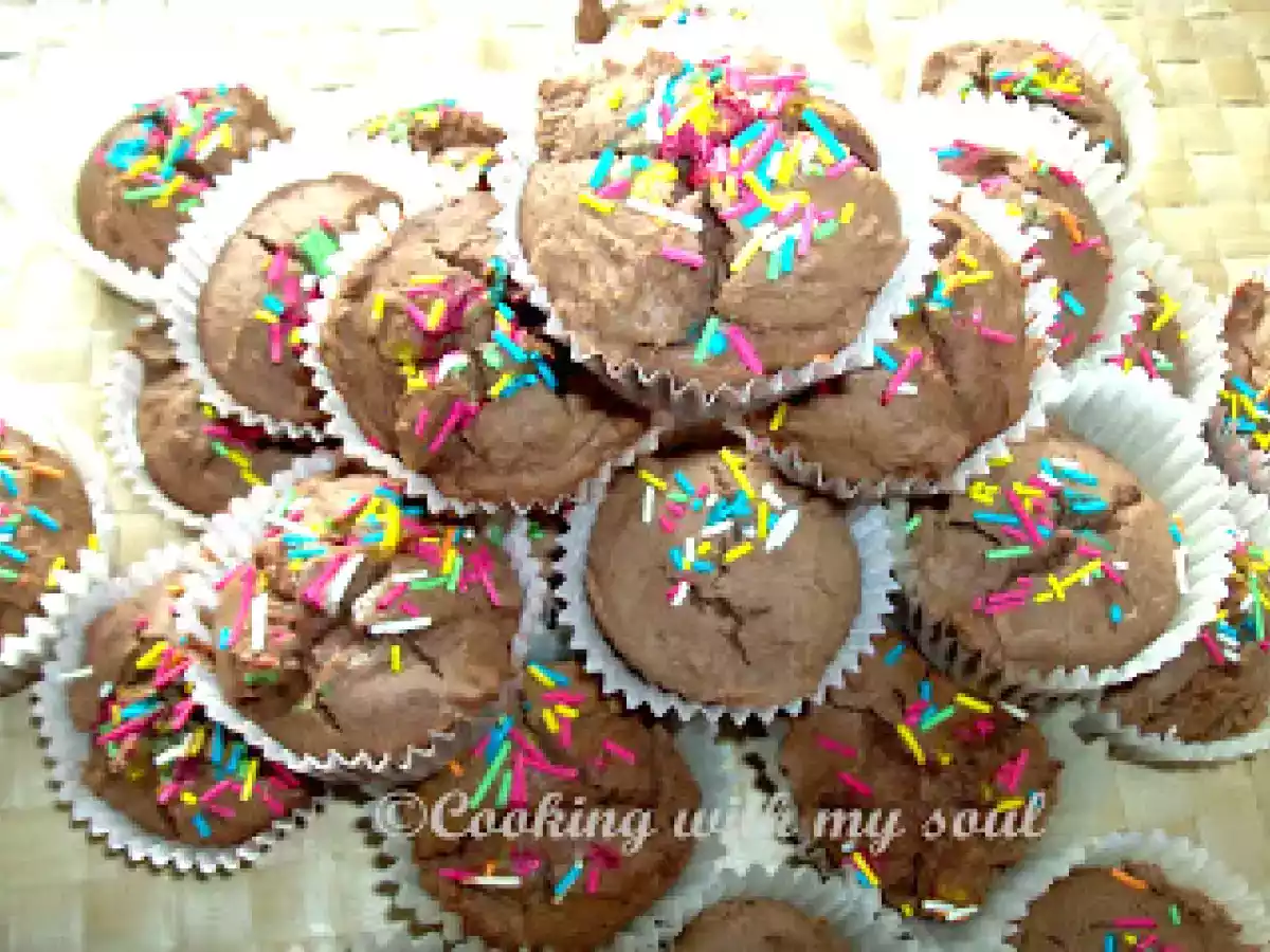 Briose cu piure de castane (Chestnuts puree cupcakes)