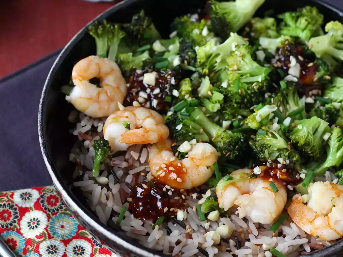 Broccoli și creveți cu sos coreean picant - o masă simplă, echilibrată și condimentată - poza 4