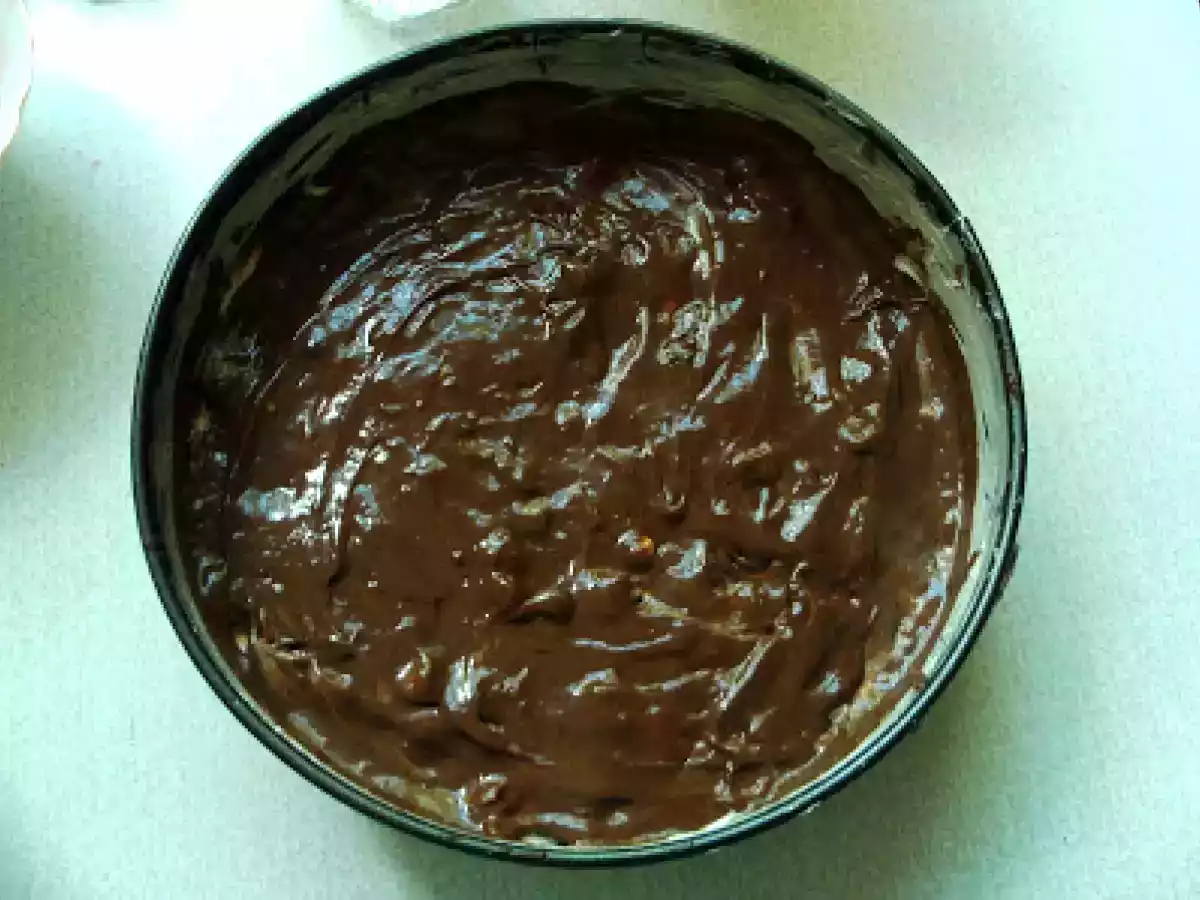 Brownie cu branza si visine - poza 13