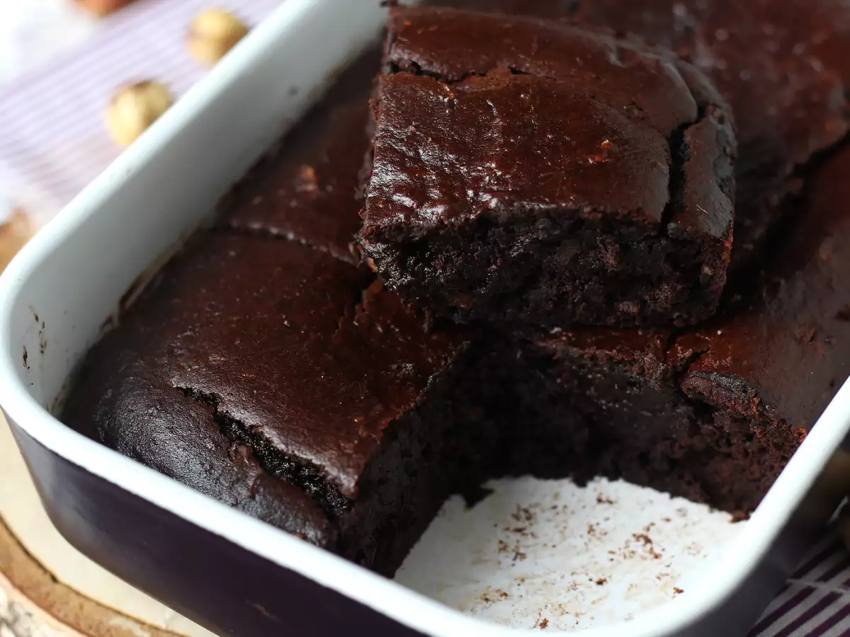 Brownie cu cartof dulce, fără unt și ulei - poza 3