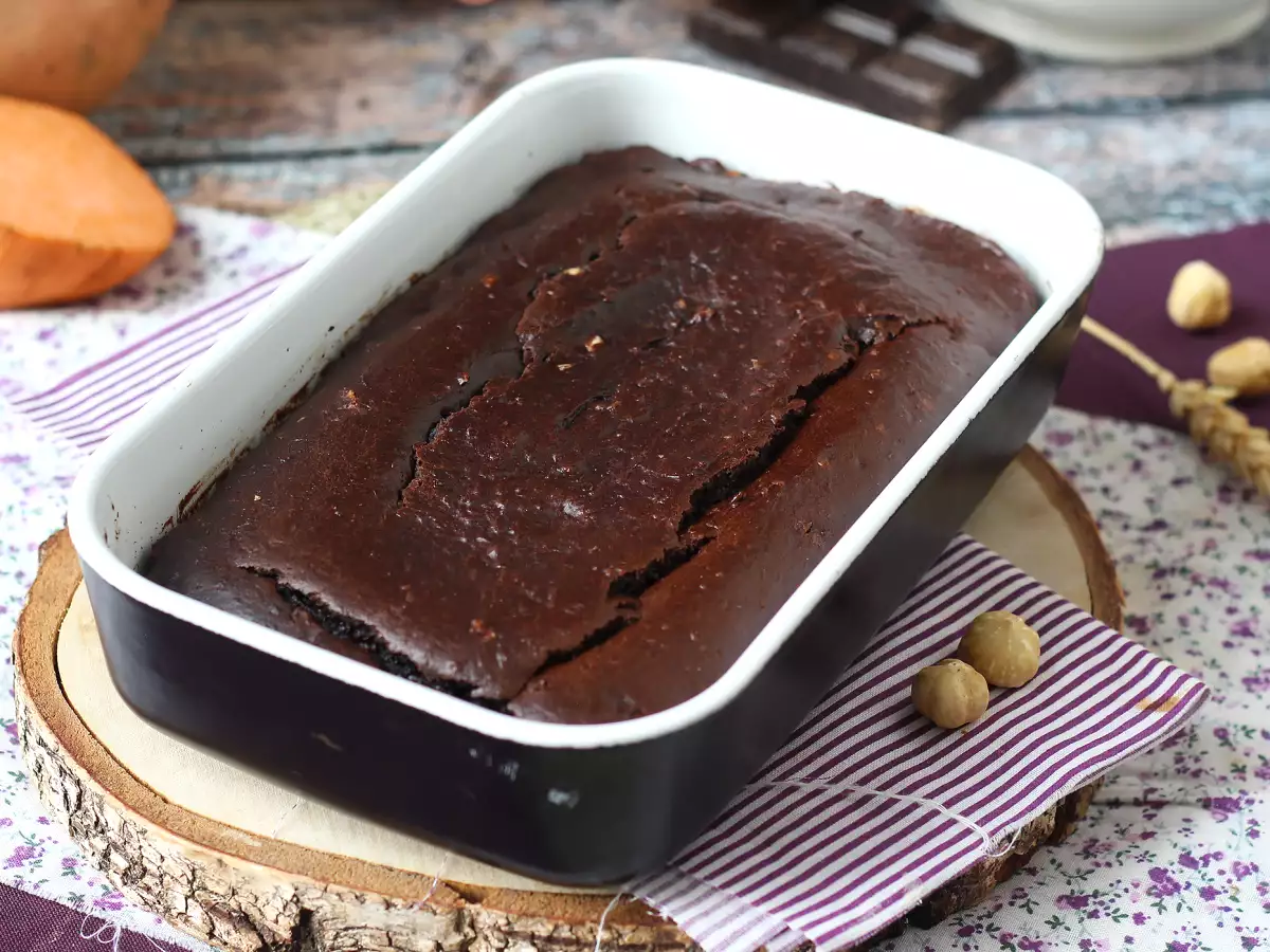 Brownie cu cartof dulce, fără unt și ulei - poza 7