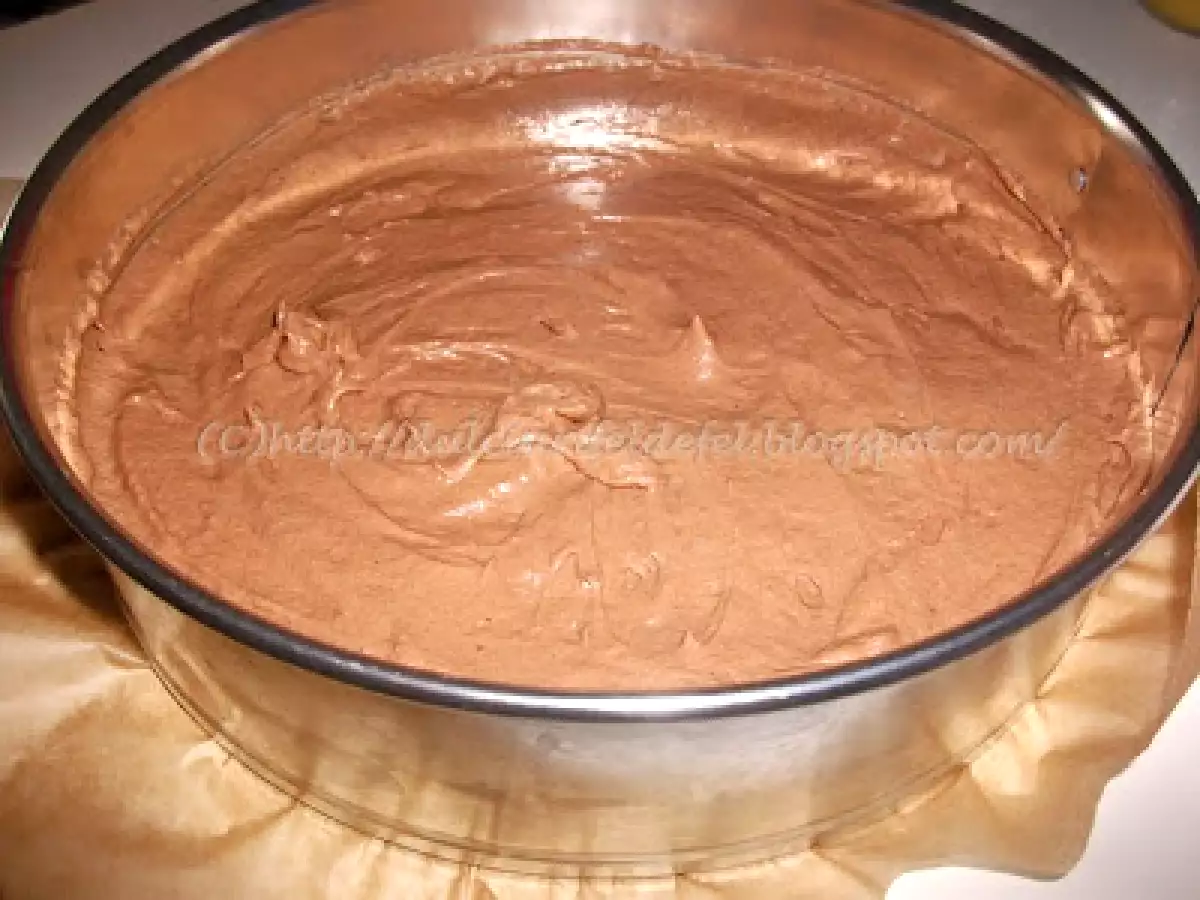 Brownie cu nuca si caramel - poza 5