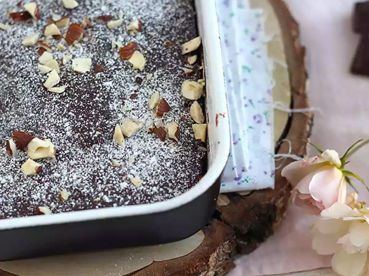 Brownie la microunde - poza 3