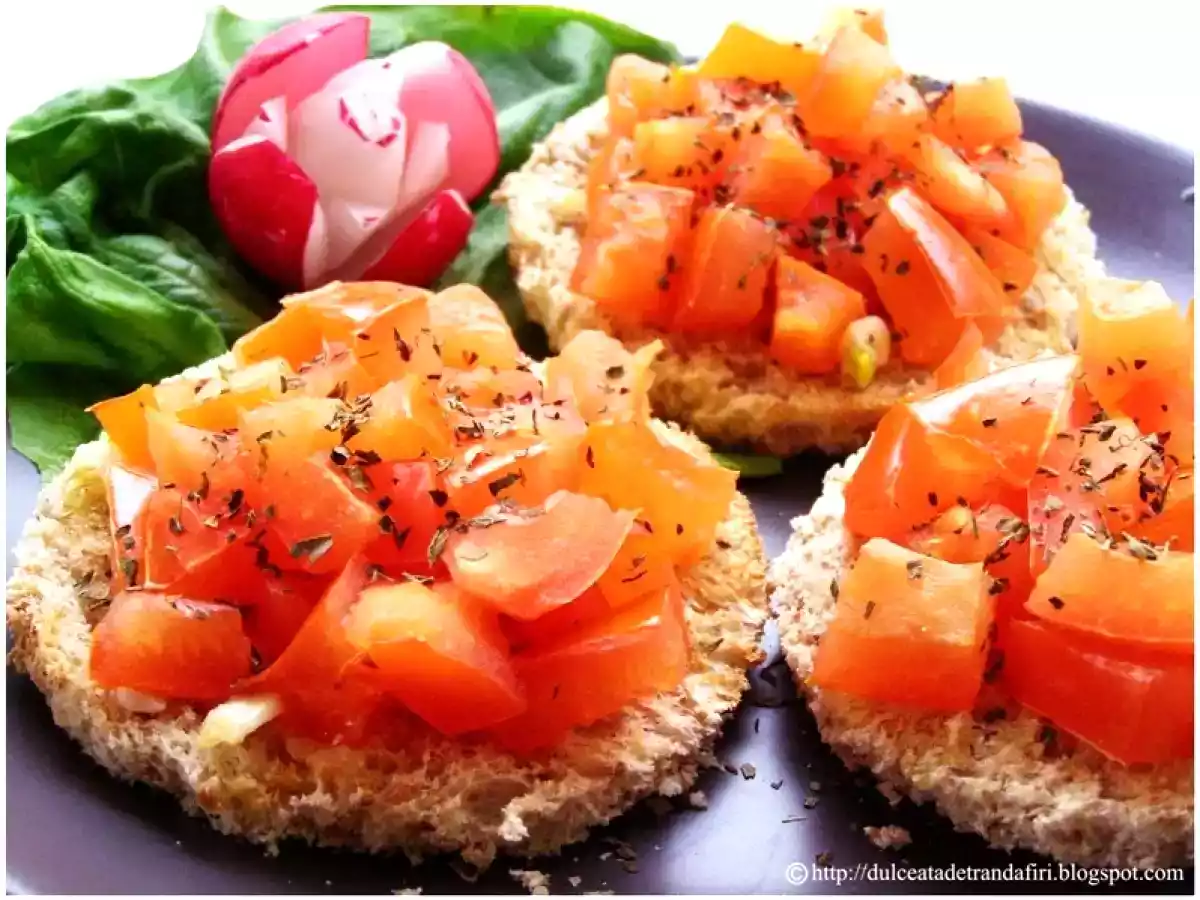 Bruschete cu rosii - poza 2