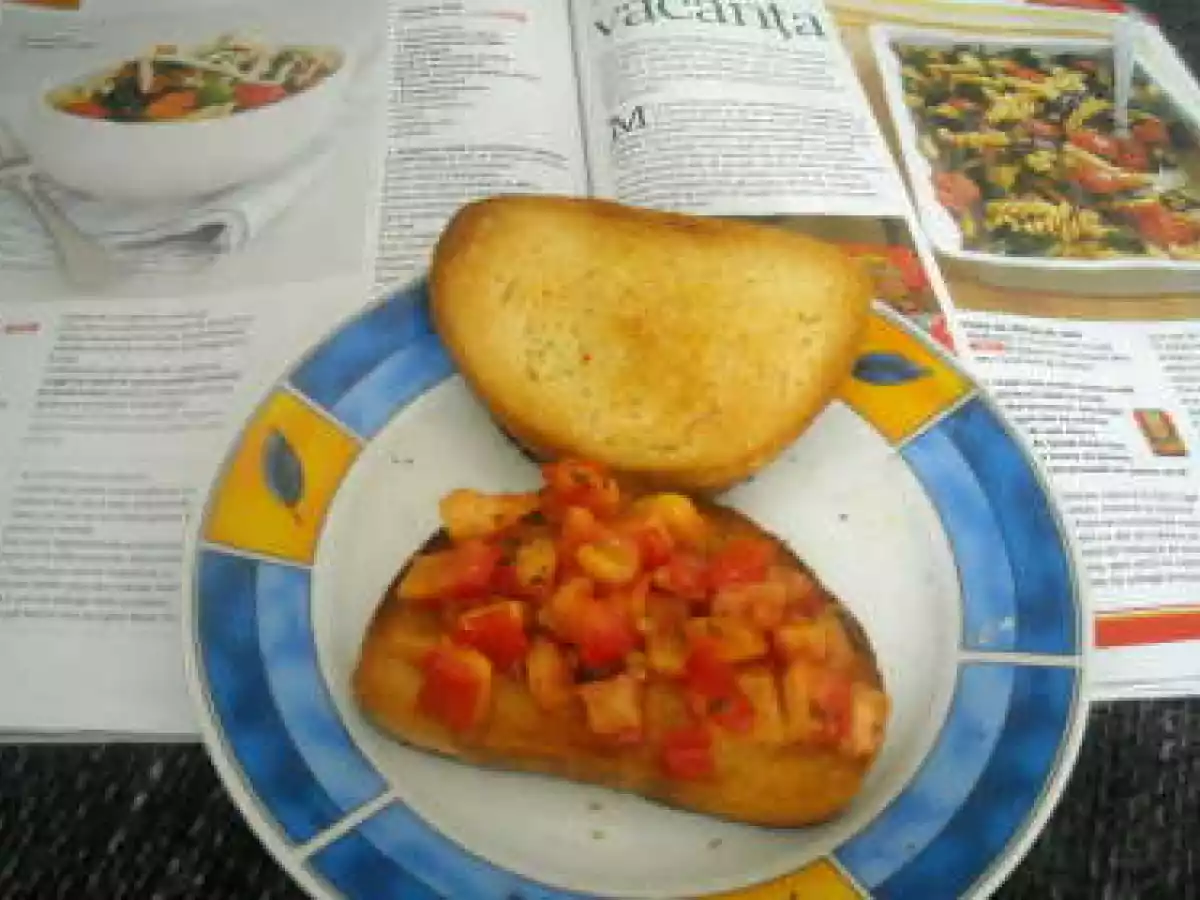 Bruschete cu rosii si busuioc - poza 2