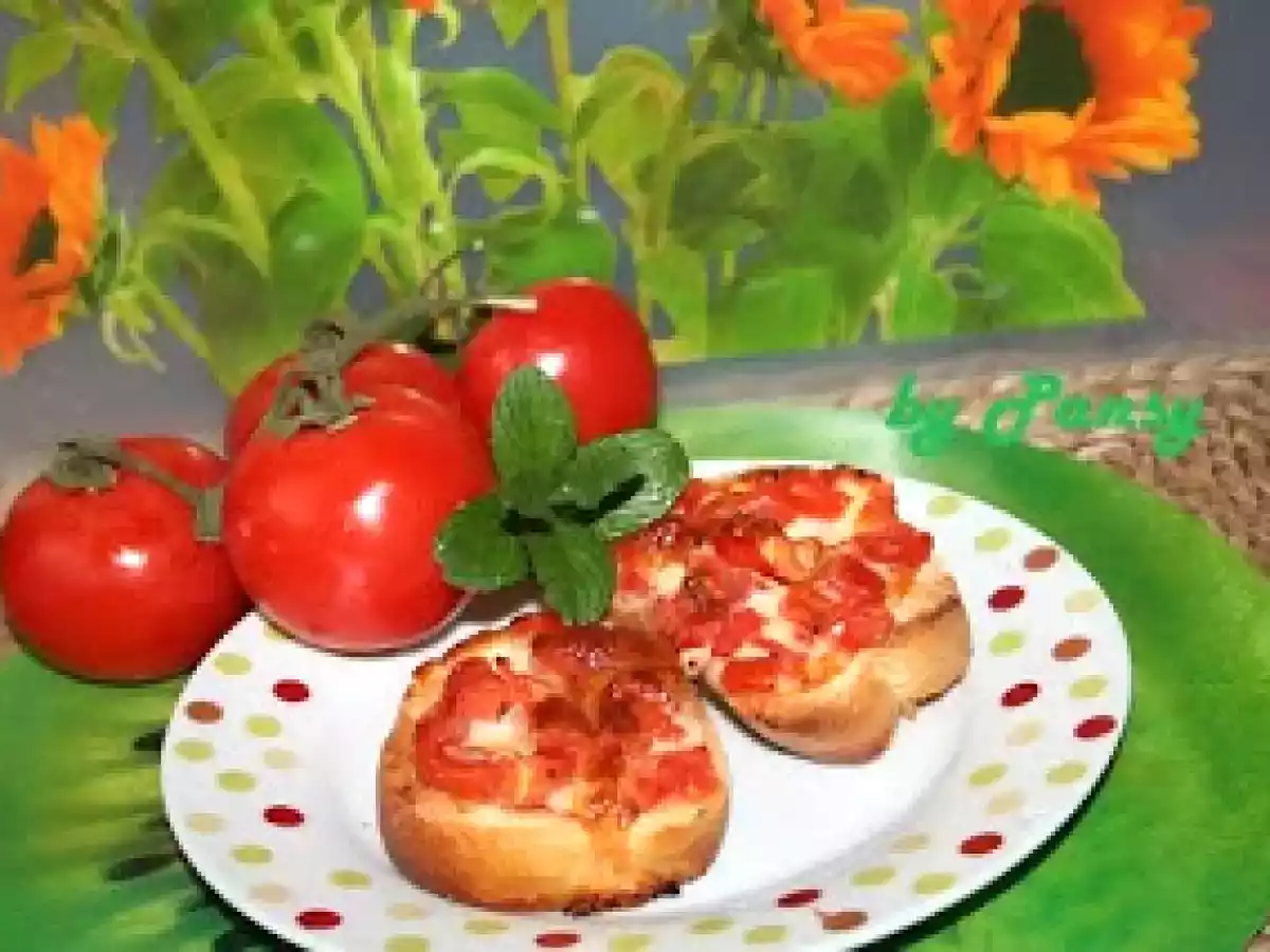 Bruschette cu rosii si mozzarella - poza 4