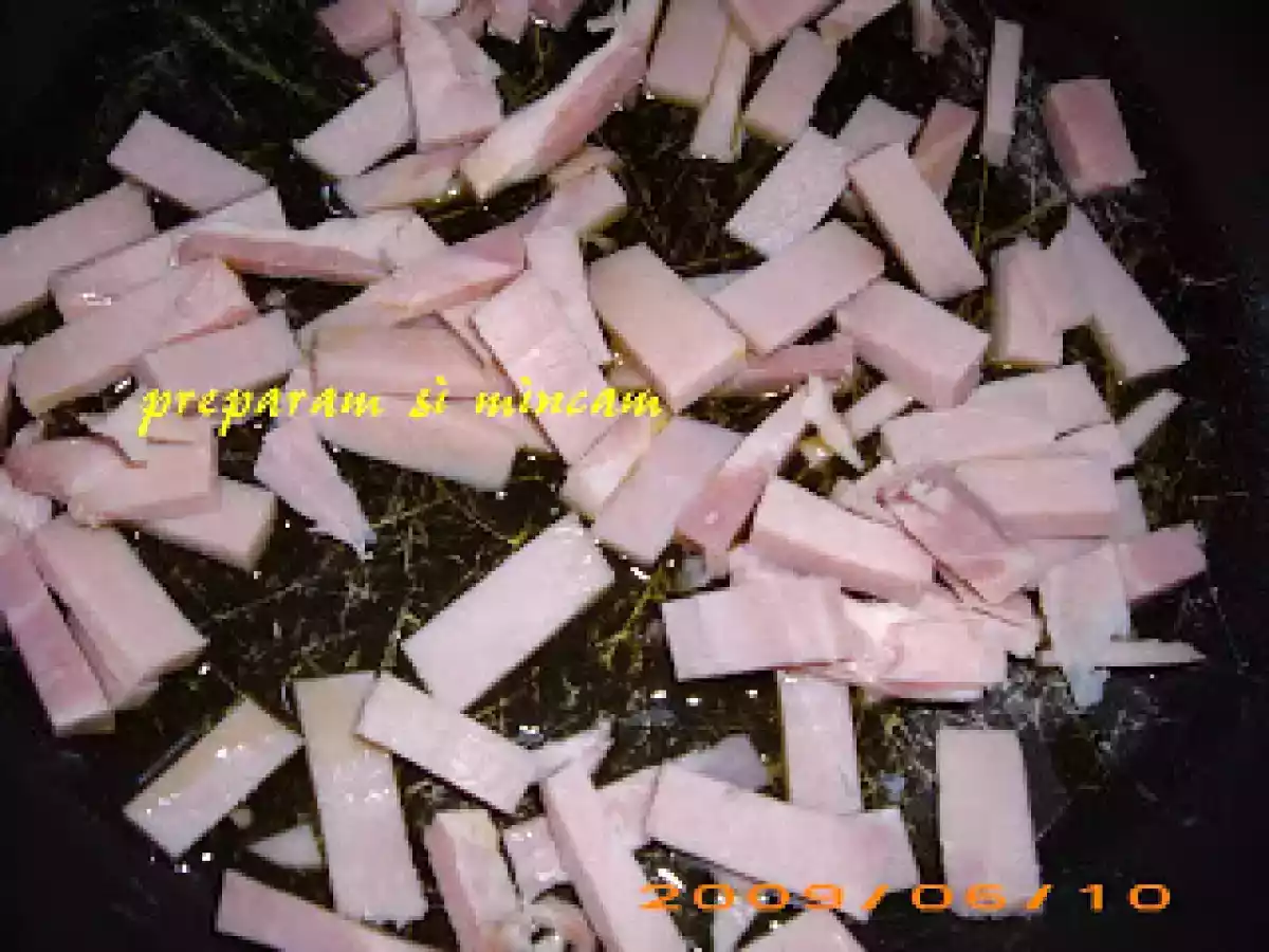 Bucatini cu prosciutto cotto si gorgonzola - poza 3