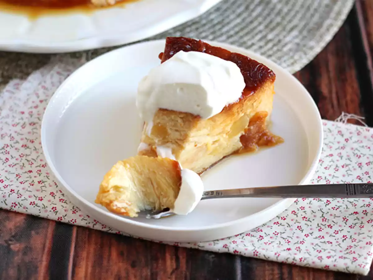 Budinca cu mere si caramel - poza 3