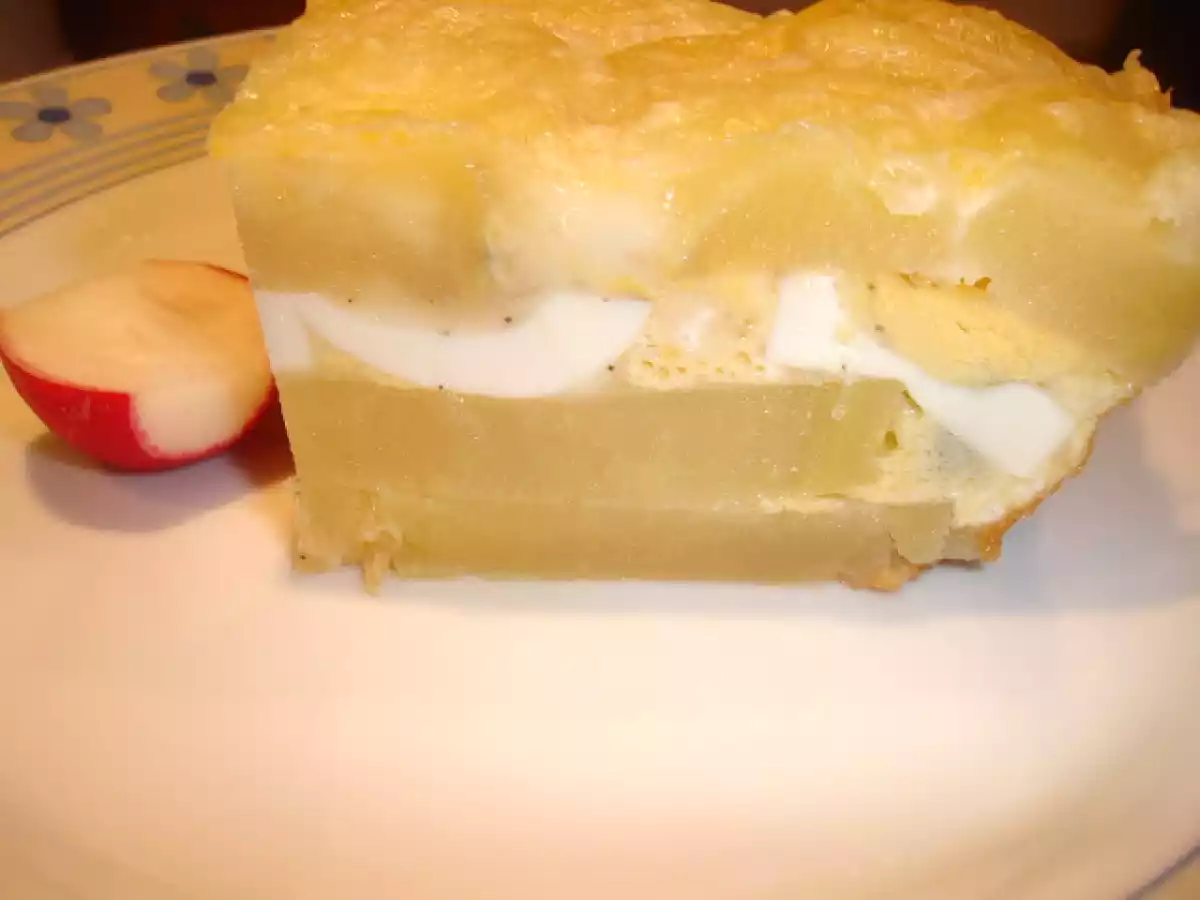 Budinca de cartofi cu oua