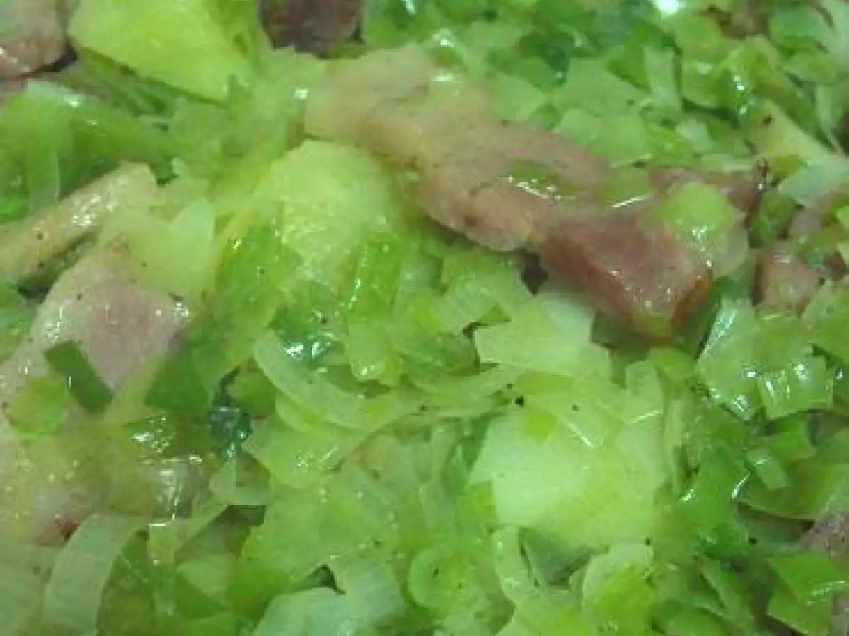 Budinca de cartofi cu praz - poza 2