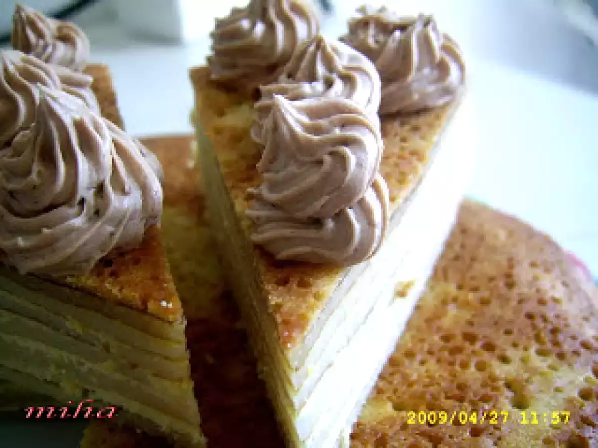 Budinca de clatite cu branza - poza 2