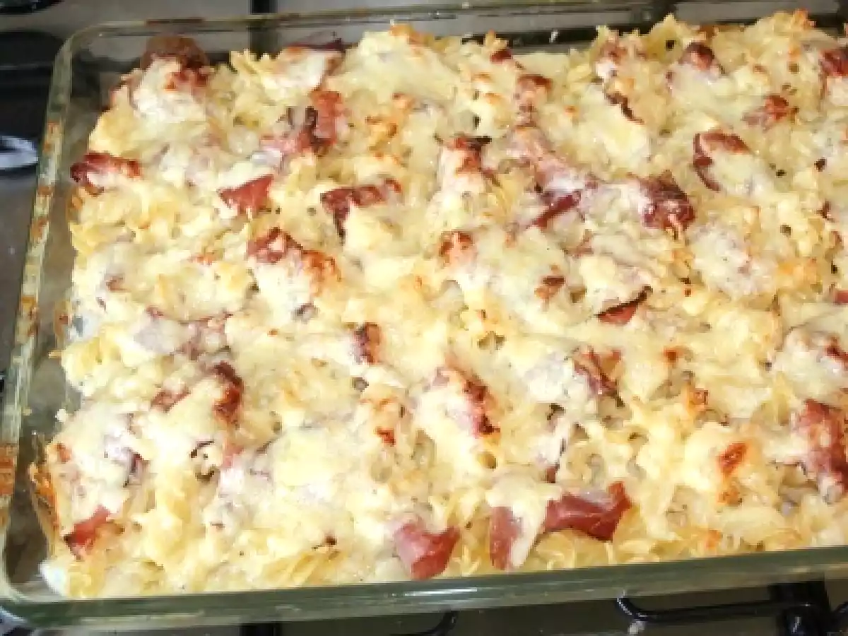 Budinca de conopida cu bacon