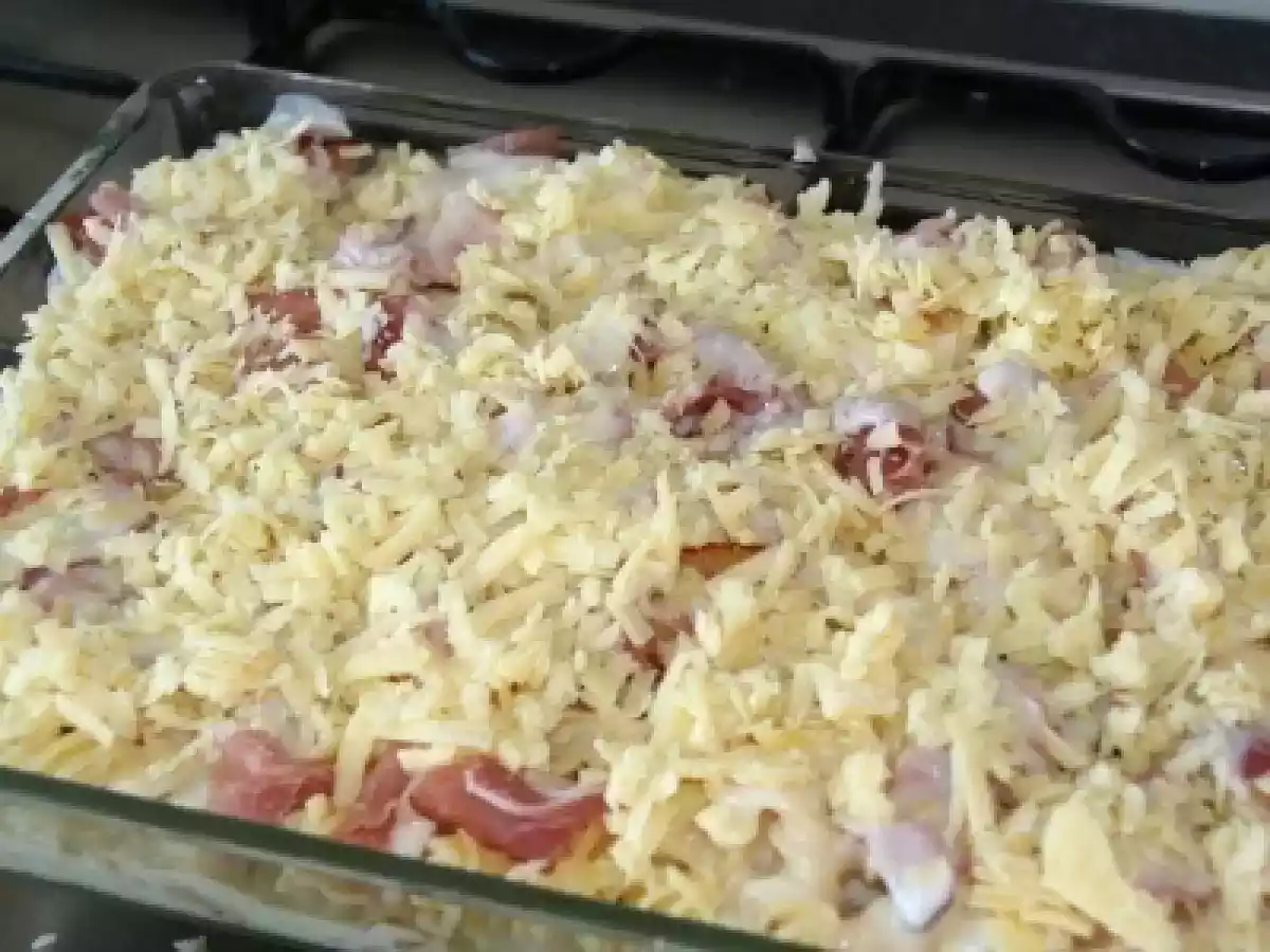 Budinca de conopida cu bacon - poza 2