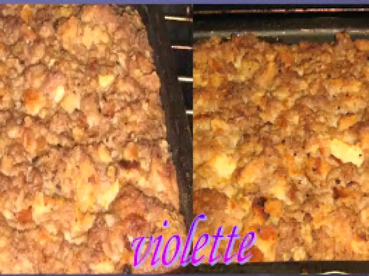 Budinca de cozonac cu mere - poza 4