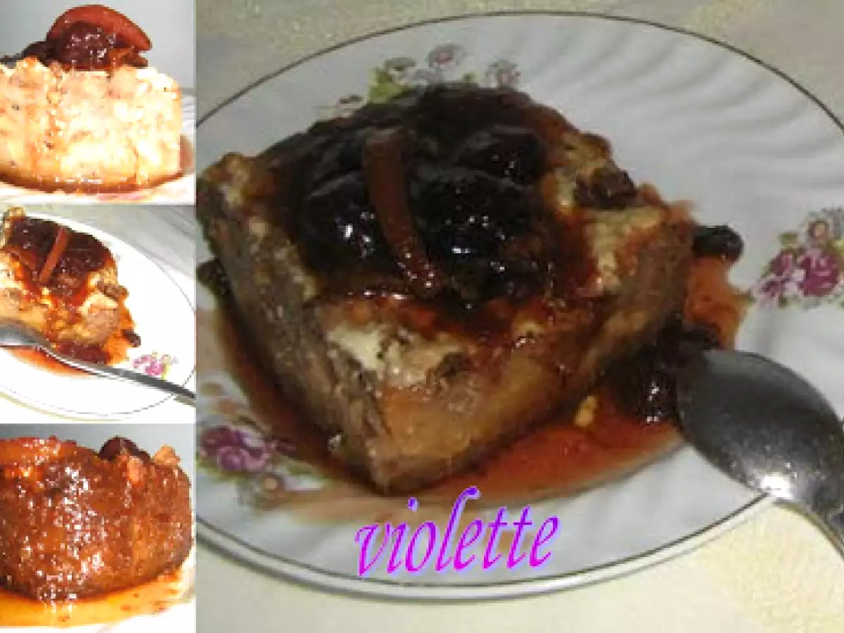 Budinca de cozonac cu mere - poza 6