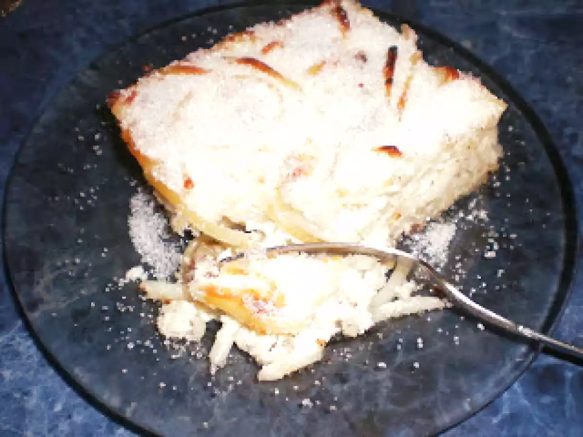 Budinca de macaroane cu branza