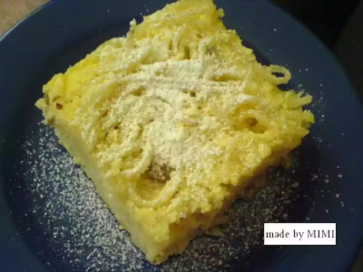 BUDINCA DE PASTE CU BRANZA