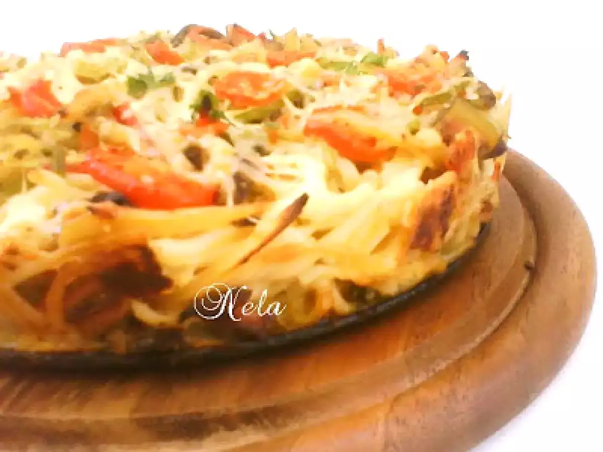 Budinca de paste cu legume - poza 2