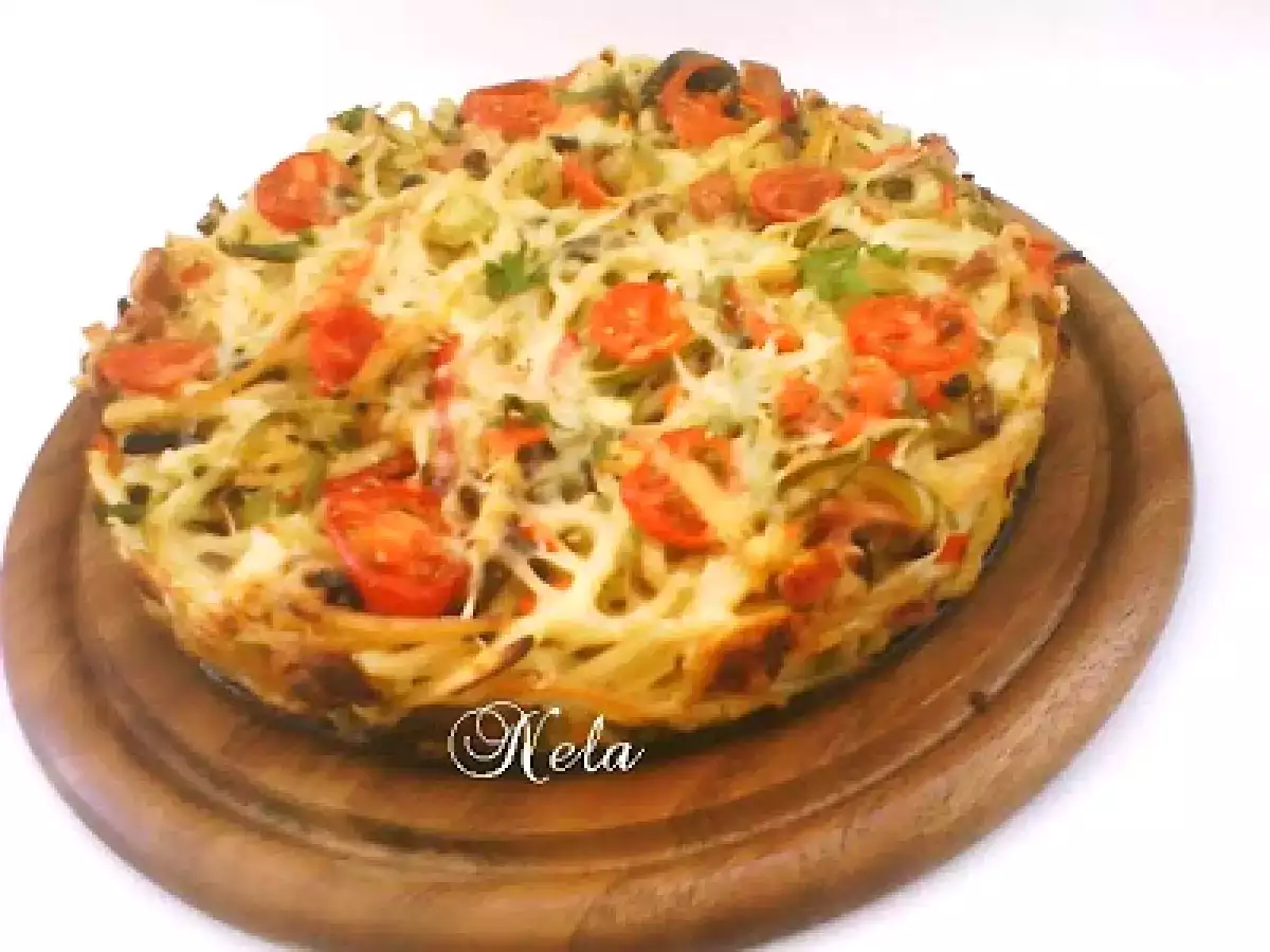 Budinca de paste cu legume - poza 4