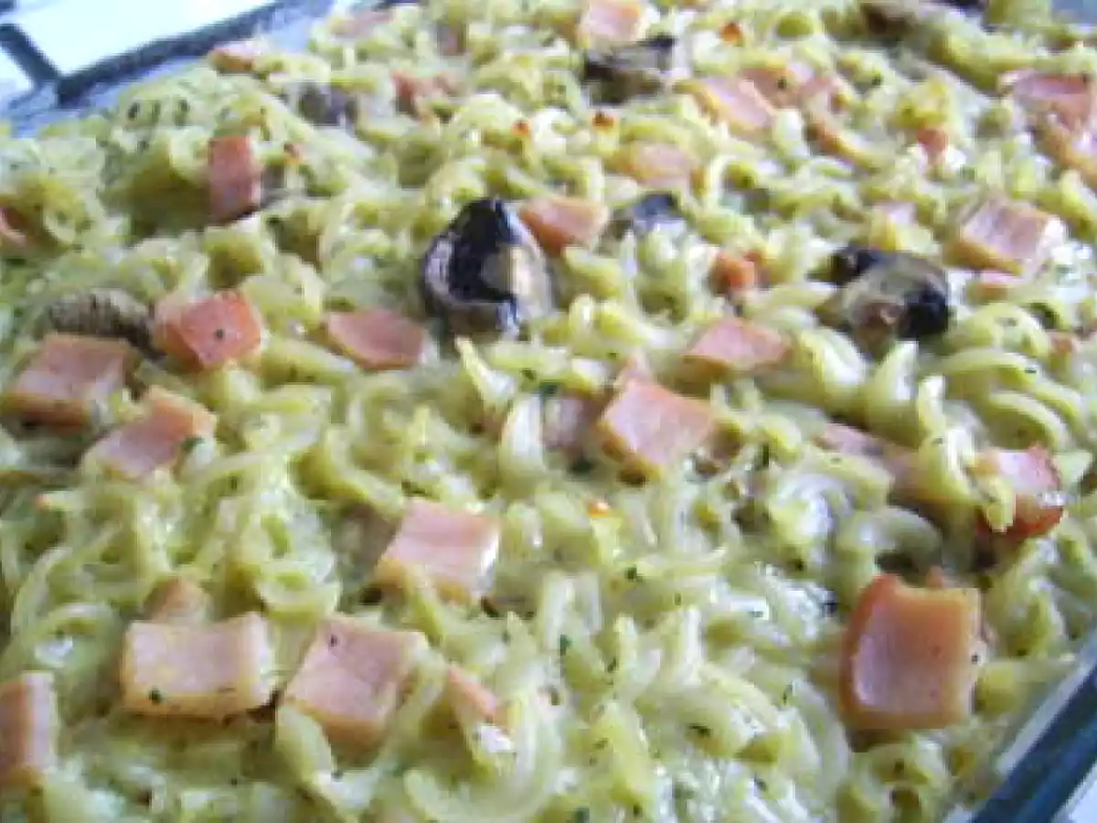 Budinca de paste cu sunca - poza 2