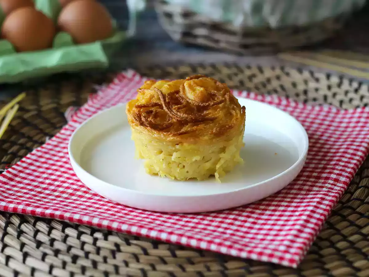 Budincă de paste în friteuza cu aer - poza 2