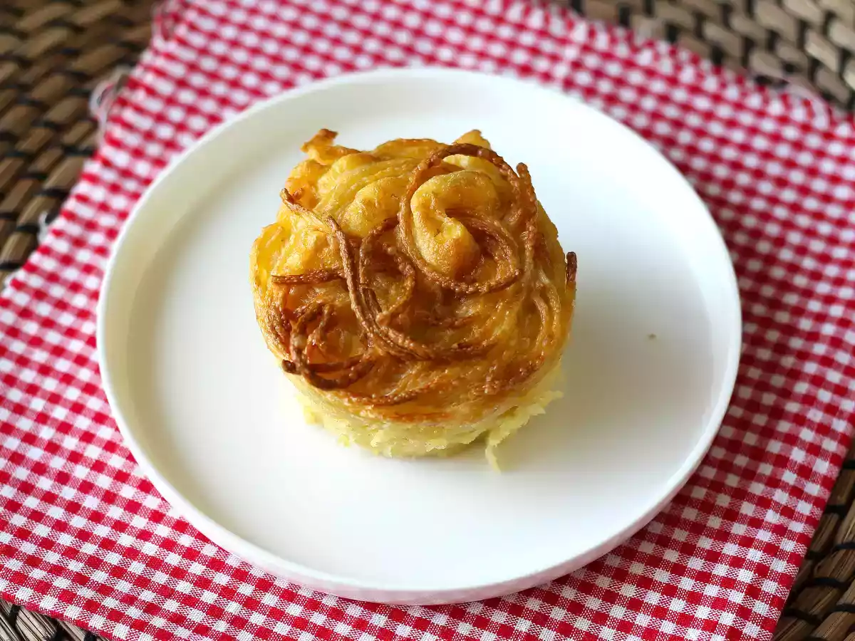 Budincă de paste în friteuza cu aer - poza 3