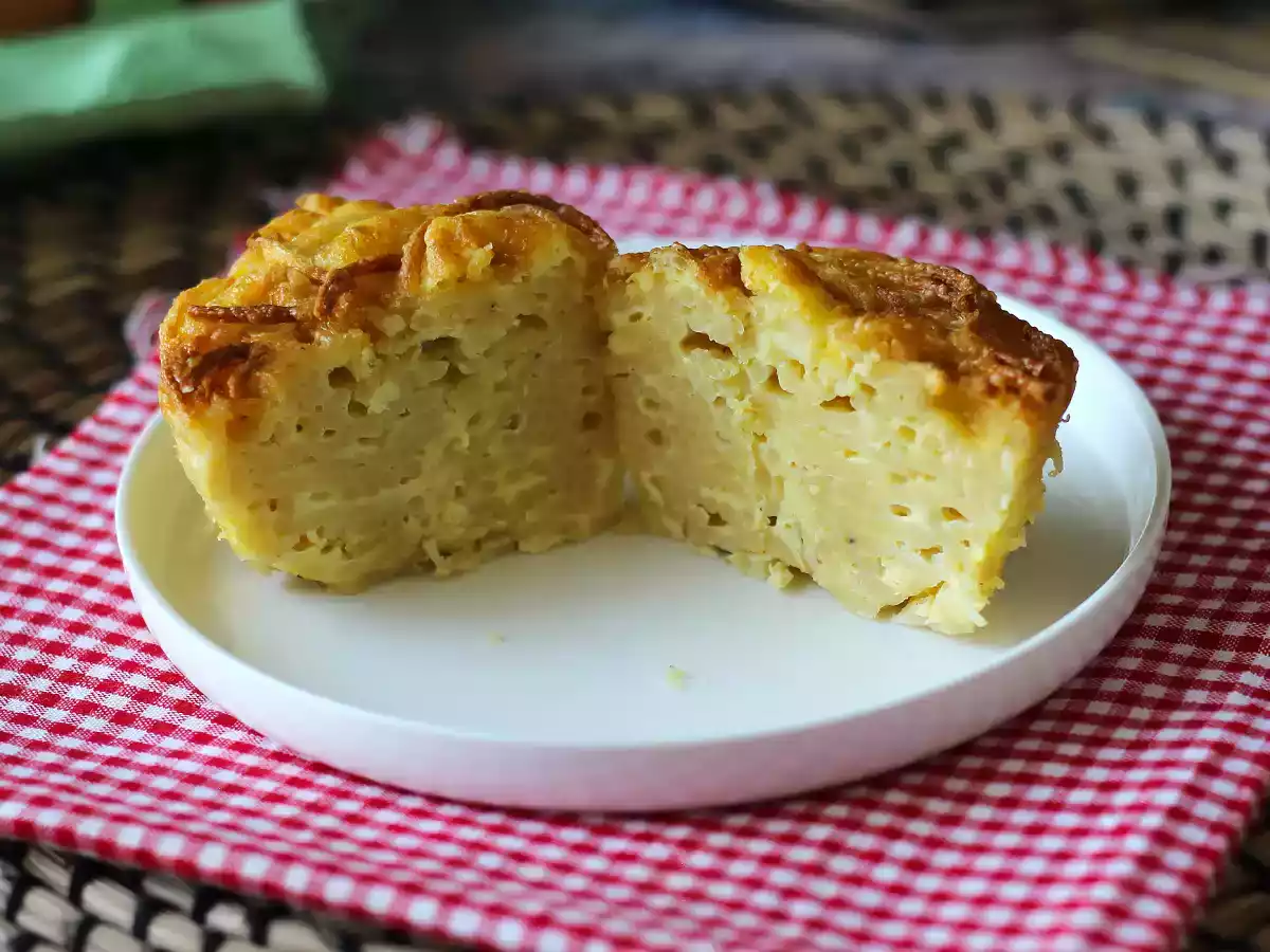 Budincă de paste în friteuza cu aer - poza 4