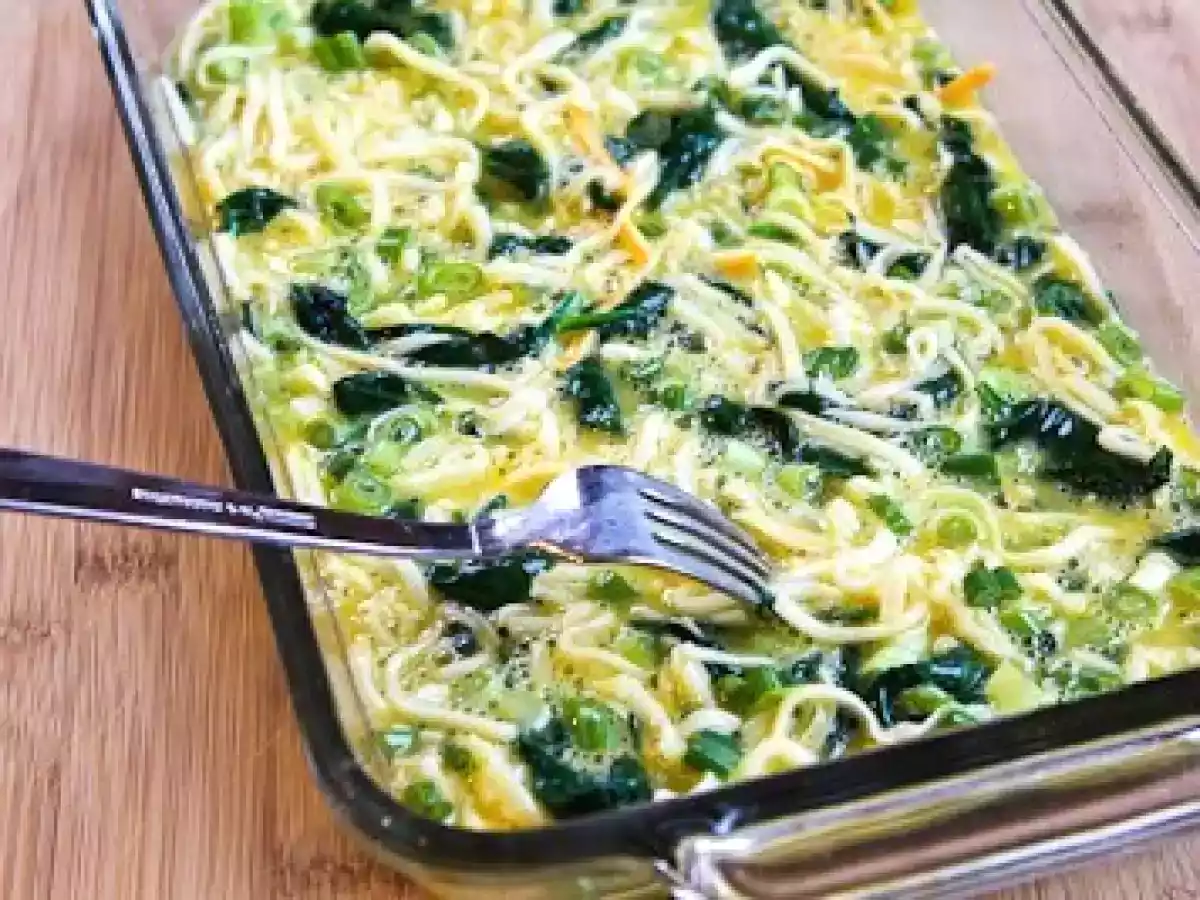 Budinca de spanac cu Mozzarella - poza 2