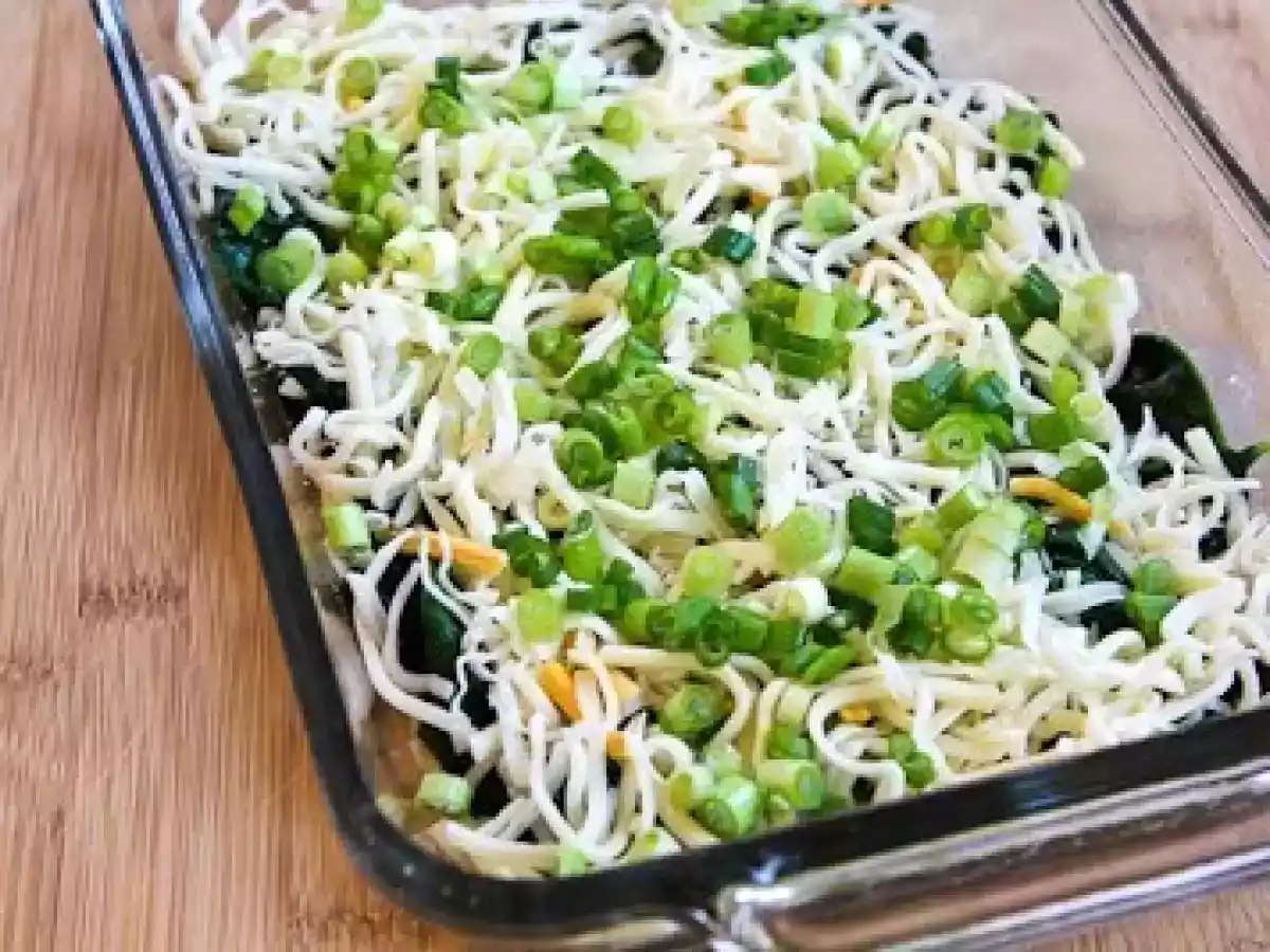 Budinca de spanac cu Mozzarella - poza 3