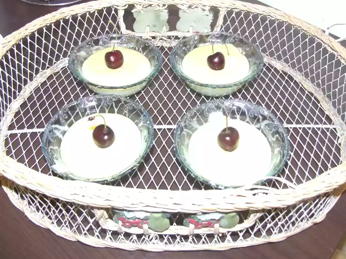 Budinca de vanilie - de casa