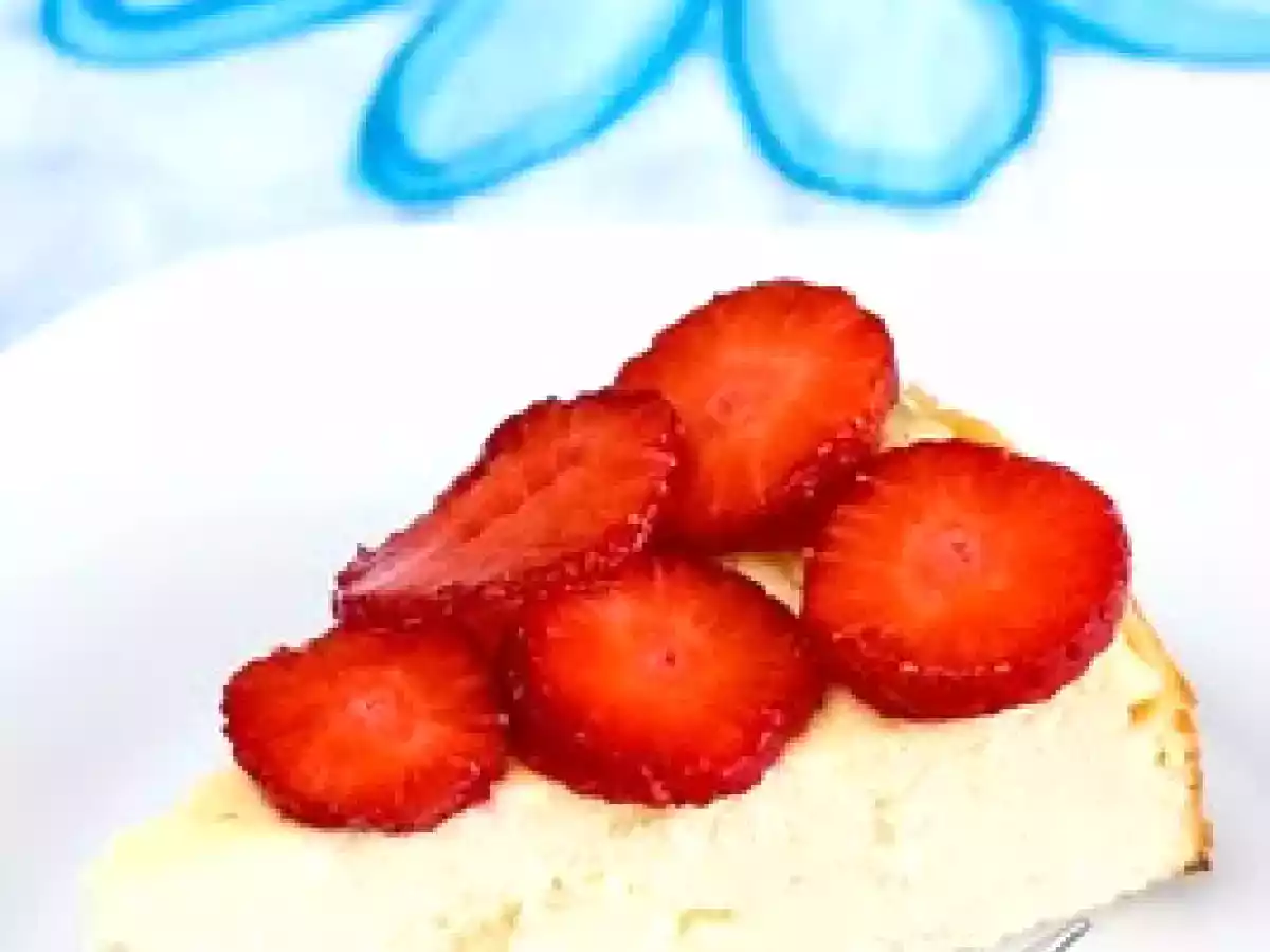 Budinca din branza cu capsuni - poza 3