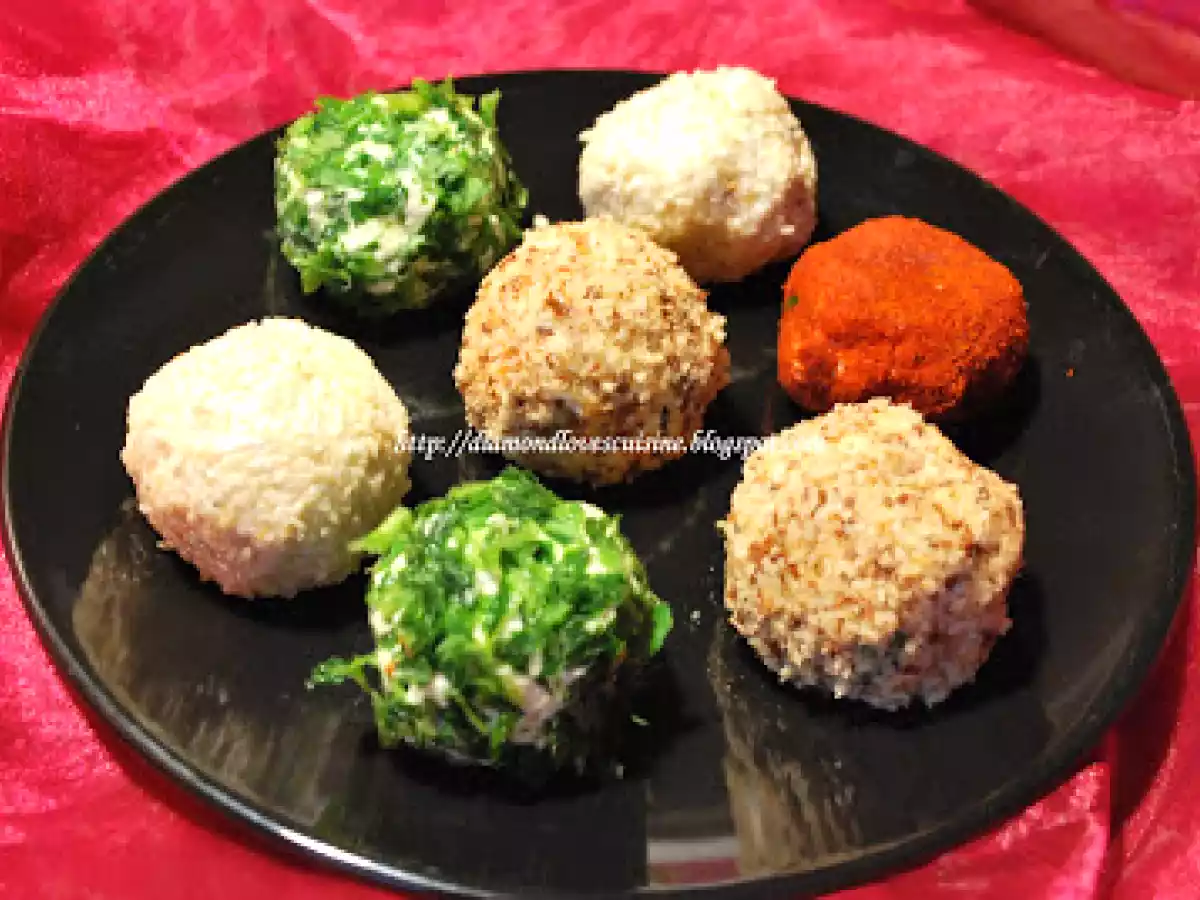 Bulete din crema de branza - aperitiv aspectuos si delicios! - poza 2