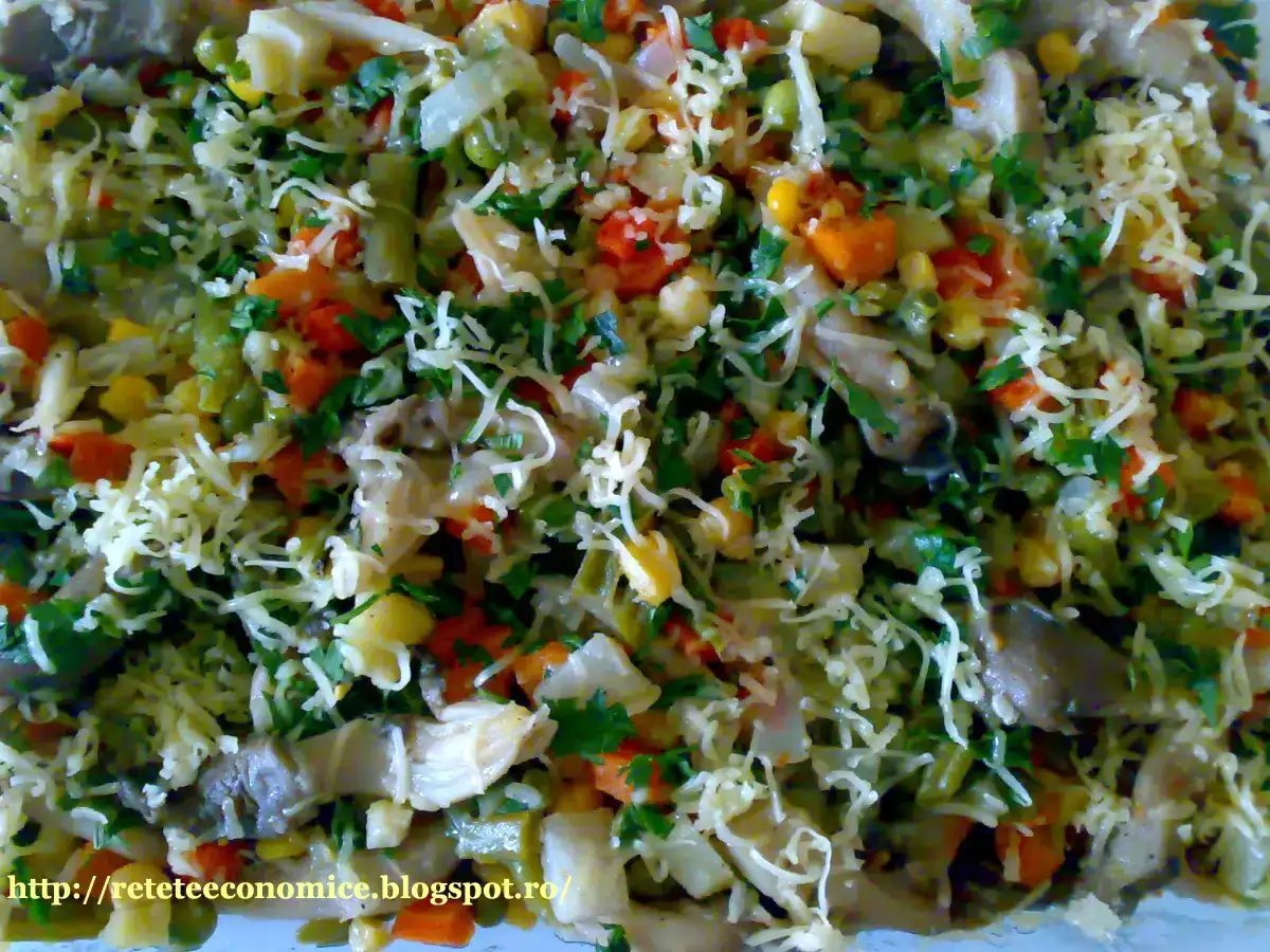 Bureti pleurotus cu legume - poza 2