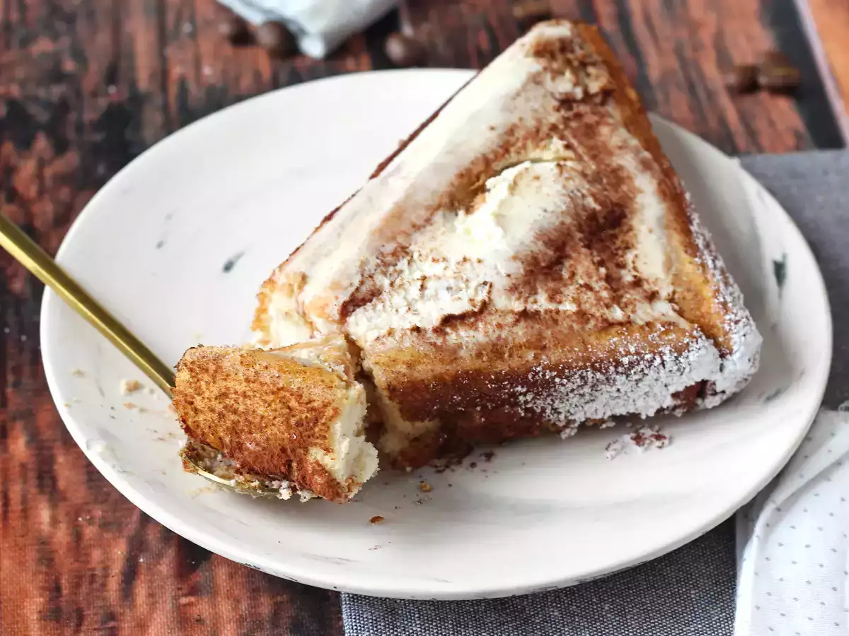 Buștean în formă de tiramisu - fără matriță - pentru iubitorii de cafea - poza 6