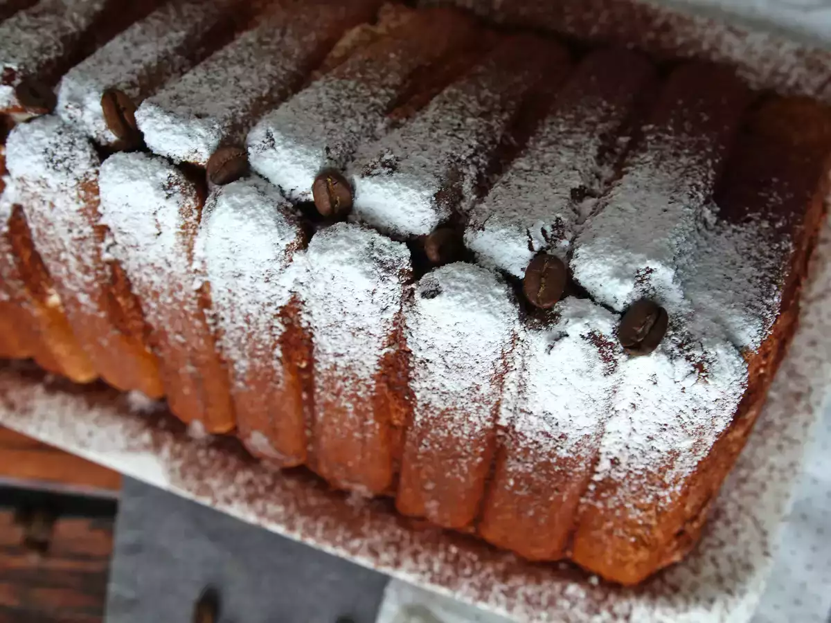 Buștean în formă de tiramisu - fără matriță - pentru iubitorii de cafea - poza 8