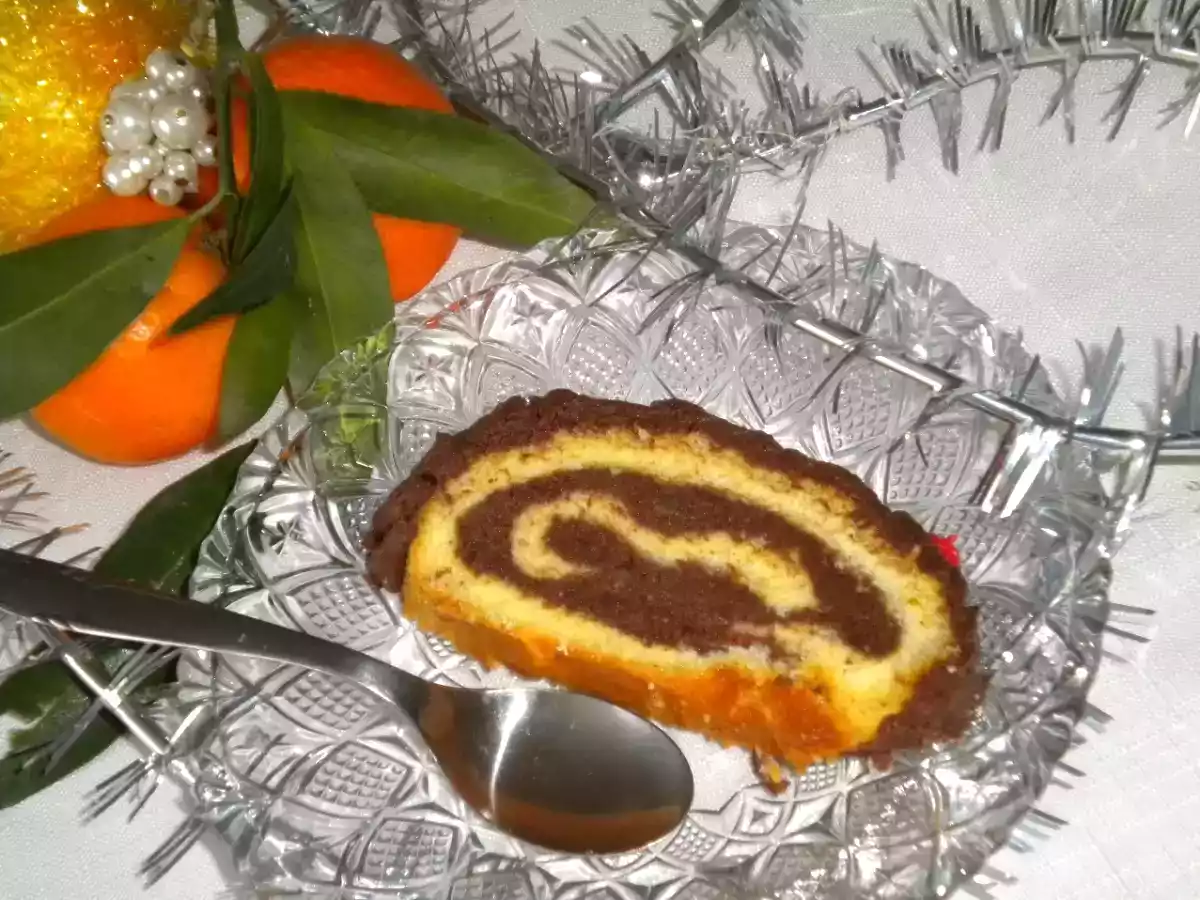 Buturuga cu crema de ciocolata si portocale - poza 2