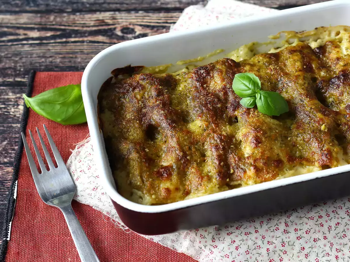 Cannelloni cremoși cu pesto: rețeta ușoară și gustoasă - poza 3