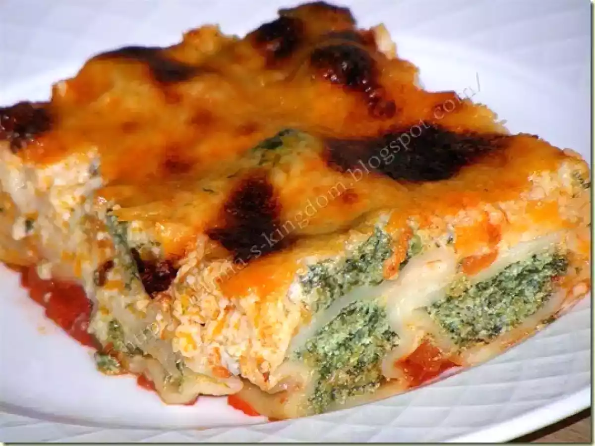 Cannelloni cu ricotta si spanac