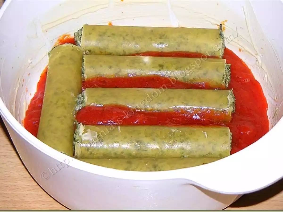 Cannelloni cu ricotta si spanac - poza 8