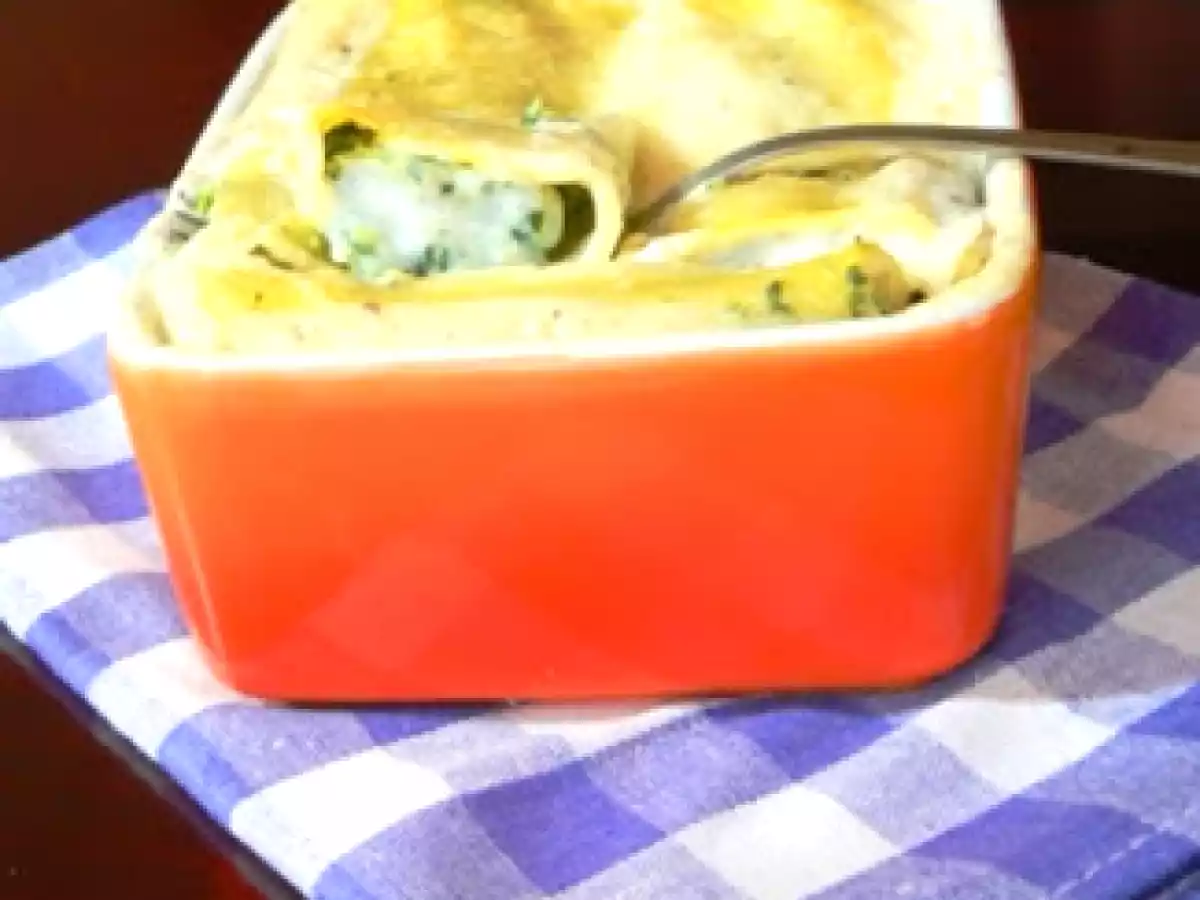 Cannelloni cu spanac si ricotta
