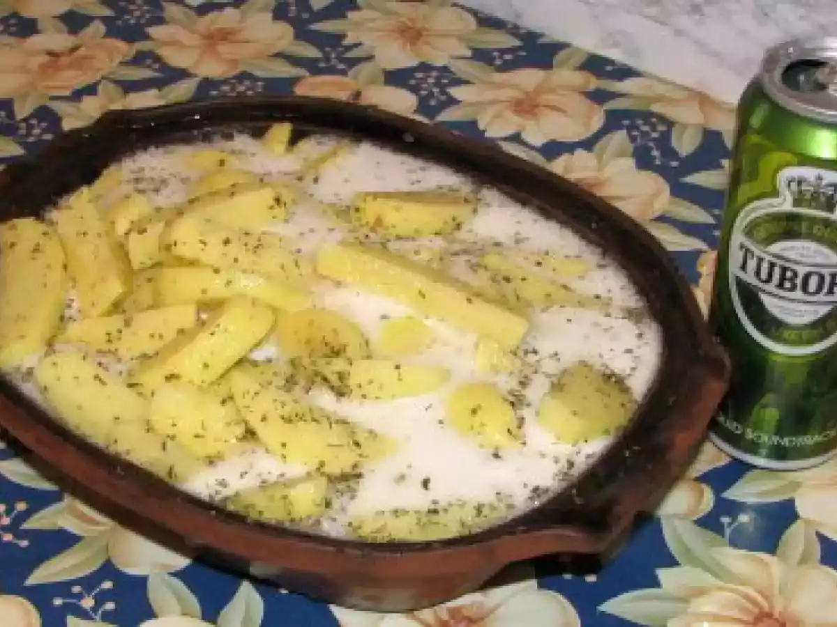 Carnati de Sibiu cu garnitura de cartofi in bere si cascaval ? - poza 4