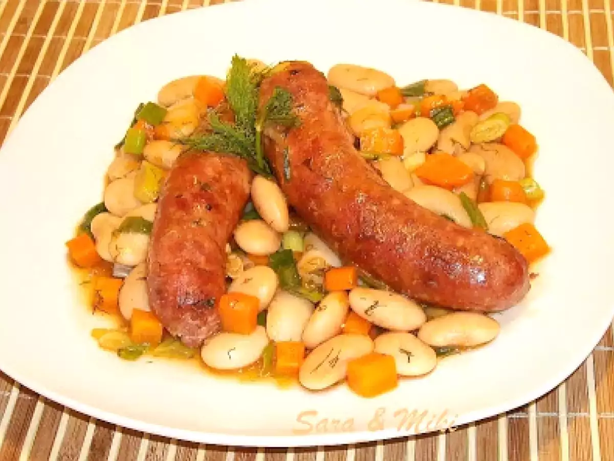 Carnati prajiti cu fasole uscata - poza 2