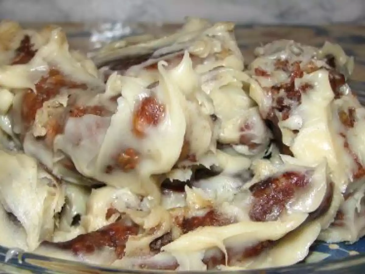 Carne de la garnita cu varza, orez, masline si ceapa - poza 13