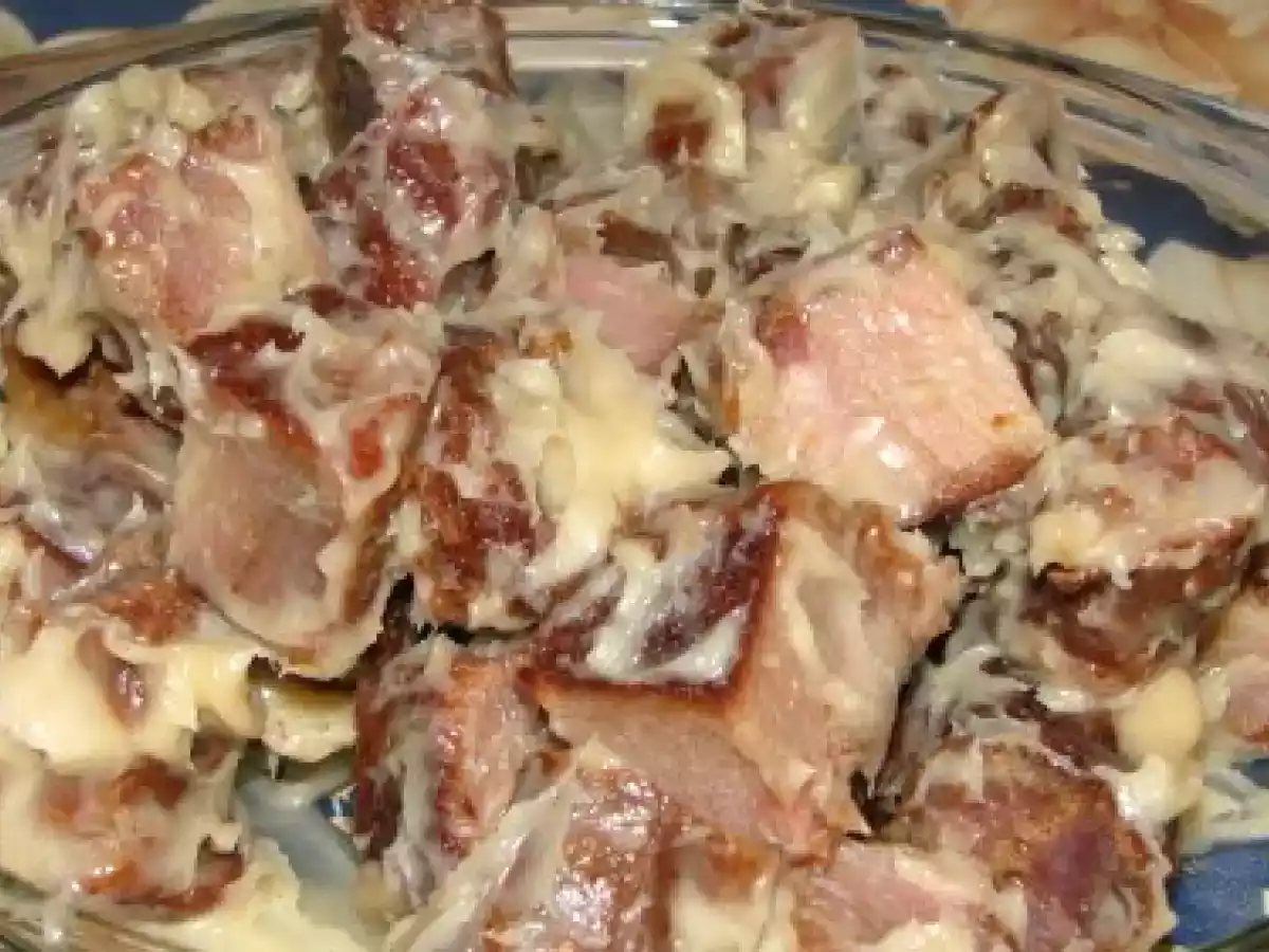 Carne de la garnita cu varza, orez, masline si ceapa - poza 14